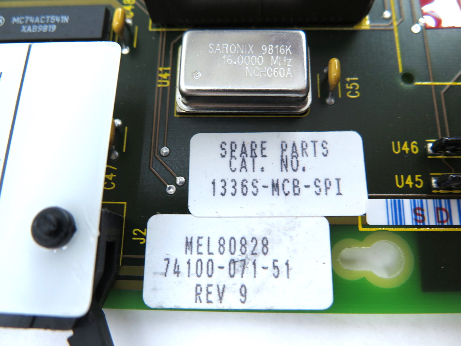 Allen-Bradley 1336S-MCB-SPI Main Drive Control Board - Advance Operations
