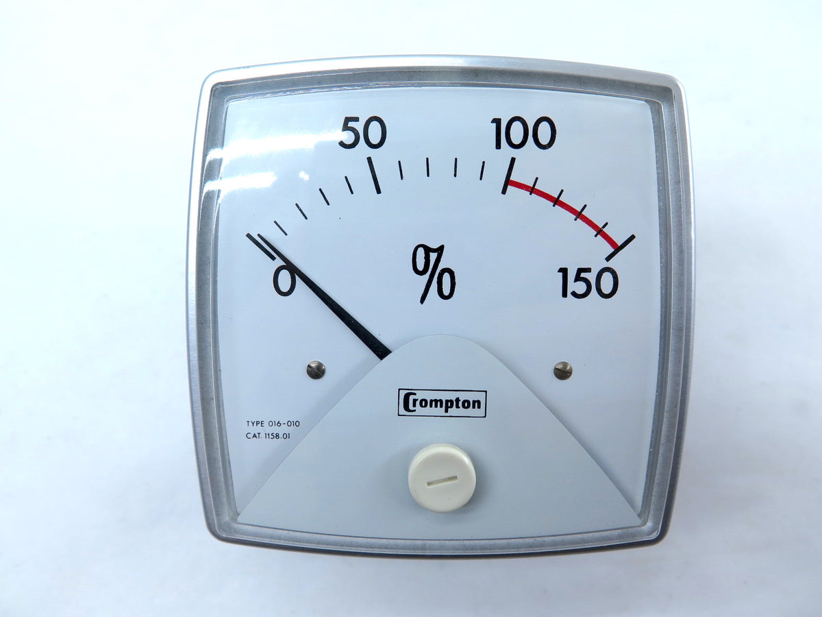 Crompton 016-01AA-HM Analog Panel Meter - Advance Operations