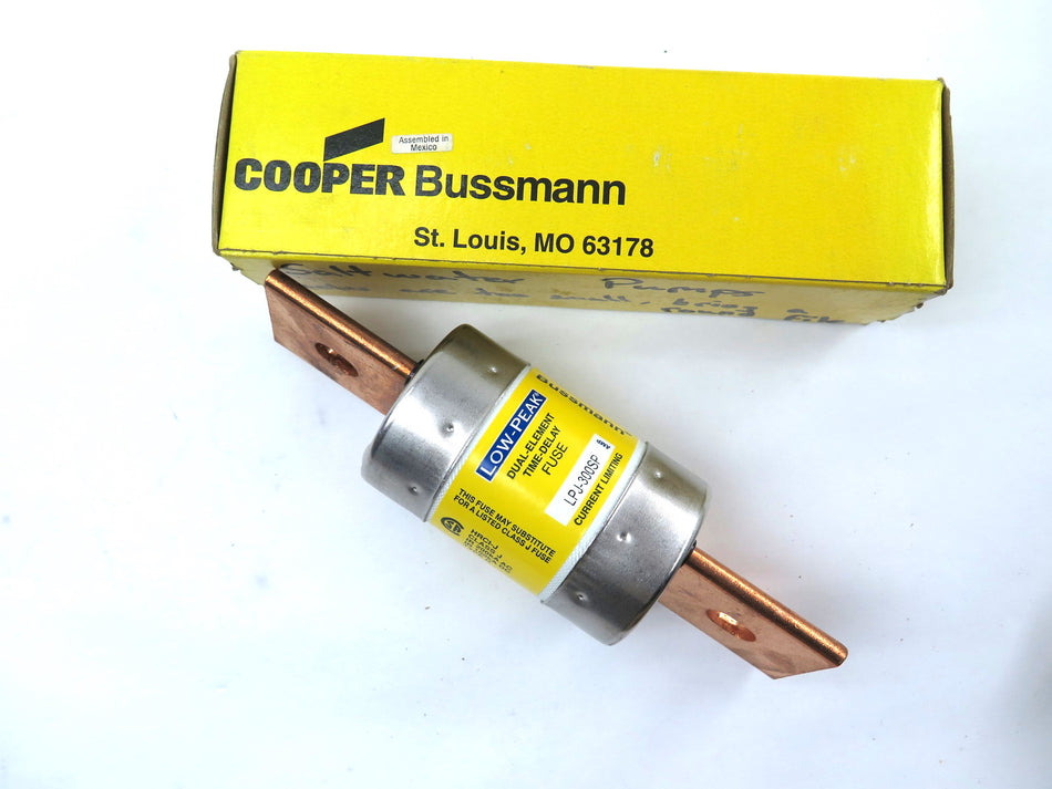 Cooper Bussmann LPJ-300SP Dual-Element Time-Delay Fuse 600VAC 300VDC Type.D - Advance Operations