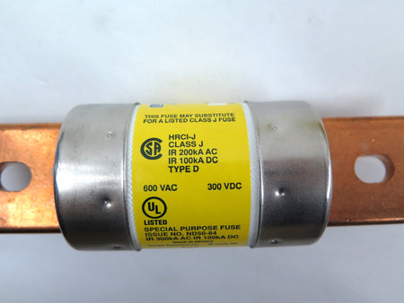 Cooper Bussmann LPJ-300SP Dual-Element Time-Delay Fuse 600VAC 300VDC Type.D - Advance Operations
