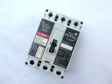 Westinghouse HMCP007C0C 3-Pole Circuit Breaker 7AMP 600VAC - Advance Operations