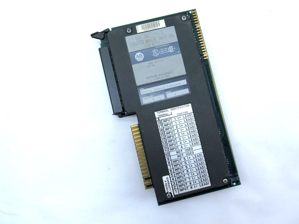 Allen-Bradley 1771-IL Isolated Analog Input MDL Ser.A - Advance Operations