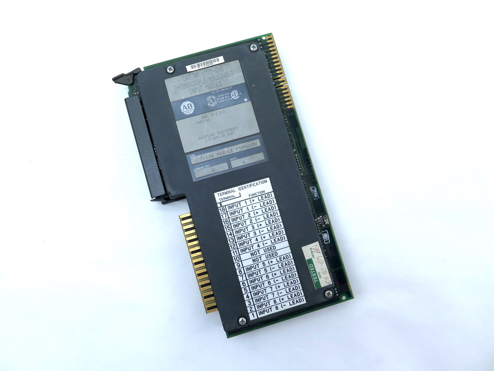 Allen-Bradley 1771-IXE Thermocouple/Millivolt Input Module Ser.A - Advance Operations