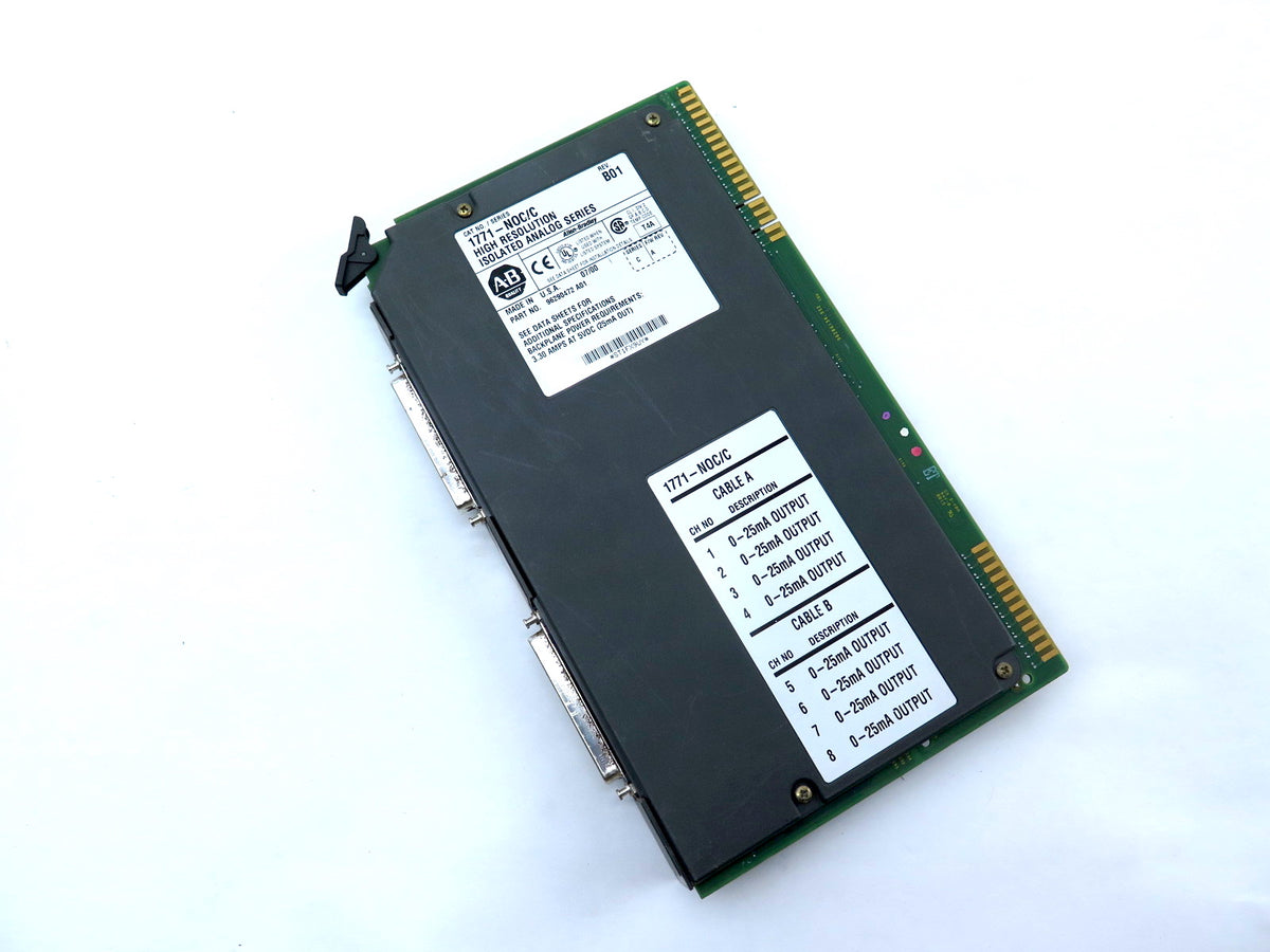 Allen-Bradley 1771-NOC/C High Rresolution Isolated Analog Series - Advance Operations