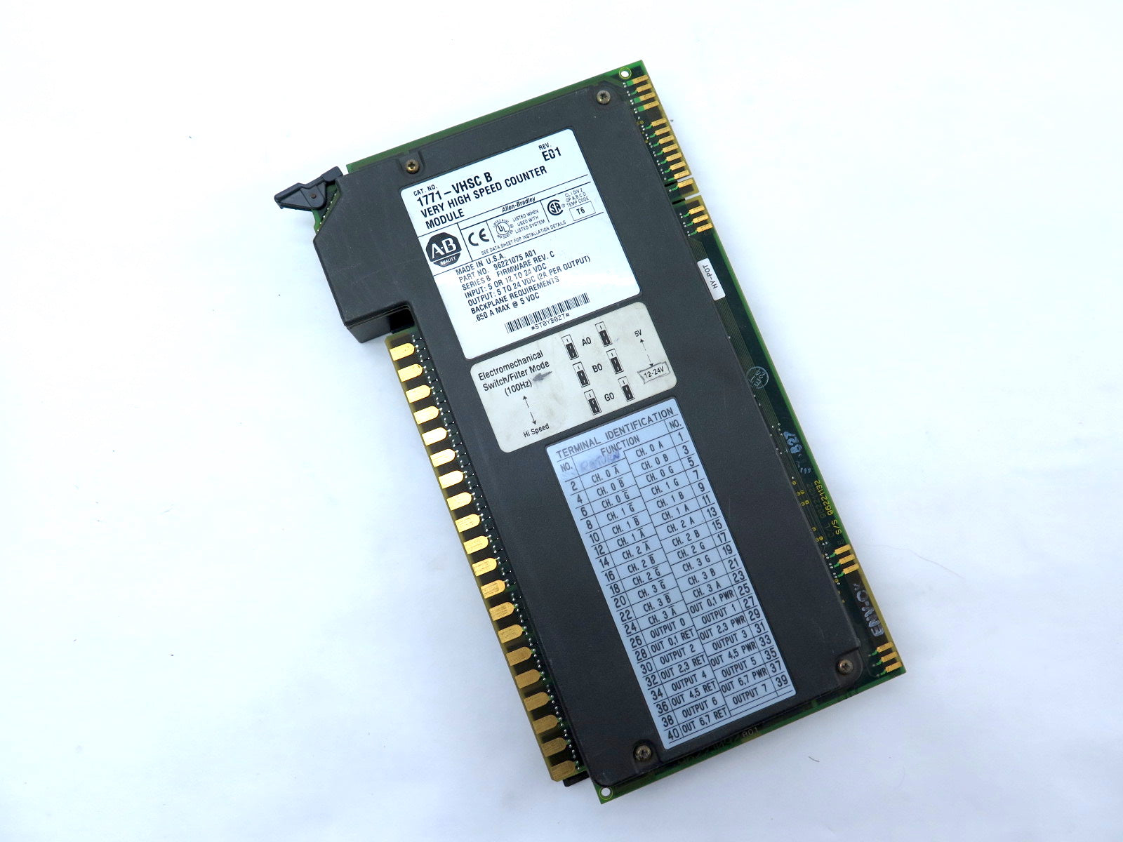 Allen-Bradley 1771-VHSC/B Very High Speed Counter Module - Advance Operations