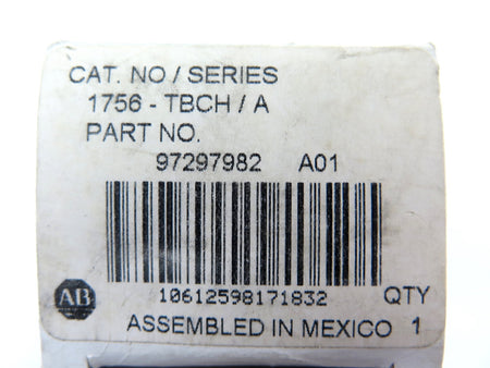 Allen-Bradley 1756-TBCH/A Pin Terminal Block Ser.A - Advance Operations