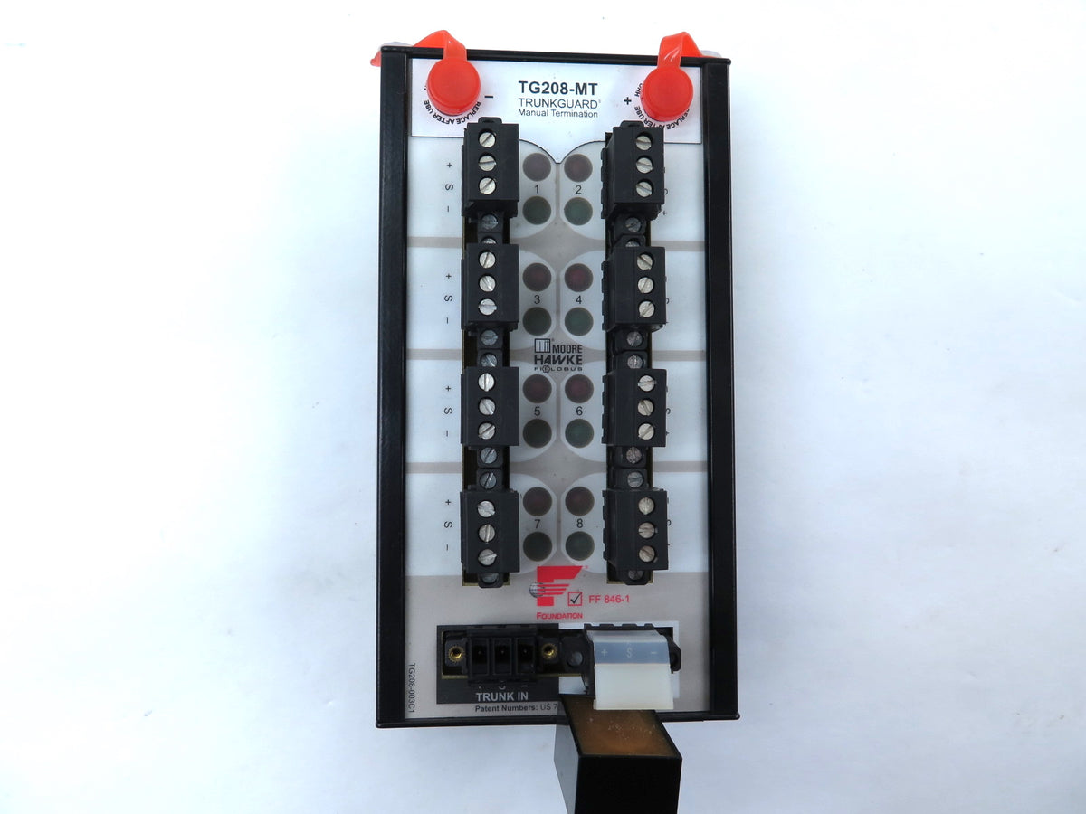 Moore Industries TG208-DIN Fieldbus Device Coupler - Advance Operations