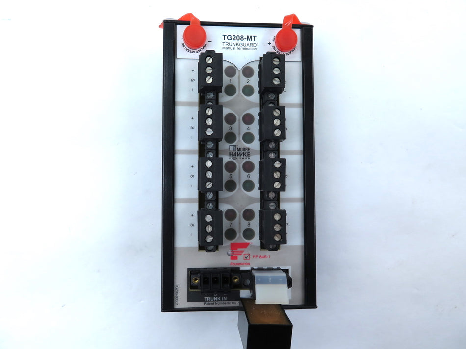 Moore Industries TG208-DIN Fieldbus Device Coupler - Advance Operations