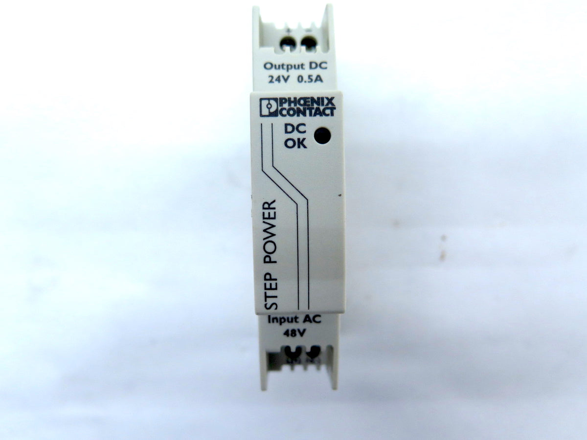 Phoenix Contact STEP-PS/48AC/24DC/0.5 Power Supply for DIN Rail Mount - Advance Operations
