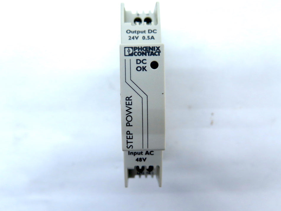 Phoenix Contact STEP-PS/48AC/24DC/0.5 Power Supply for DIN Rail Mount - Advance Operations