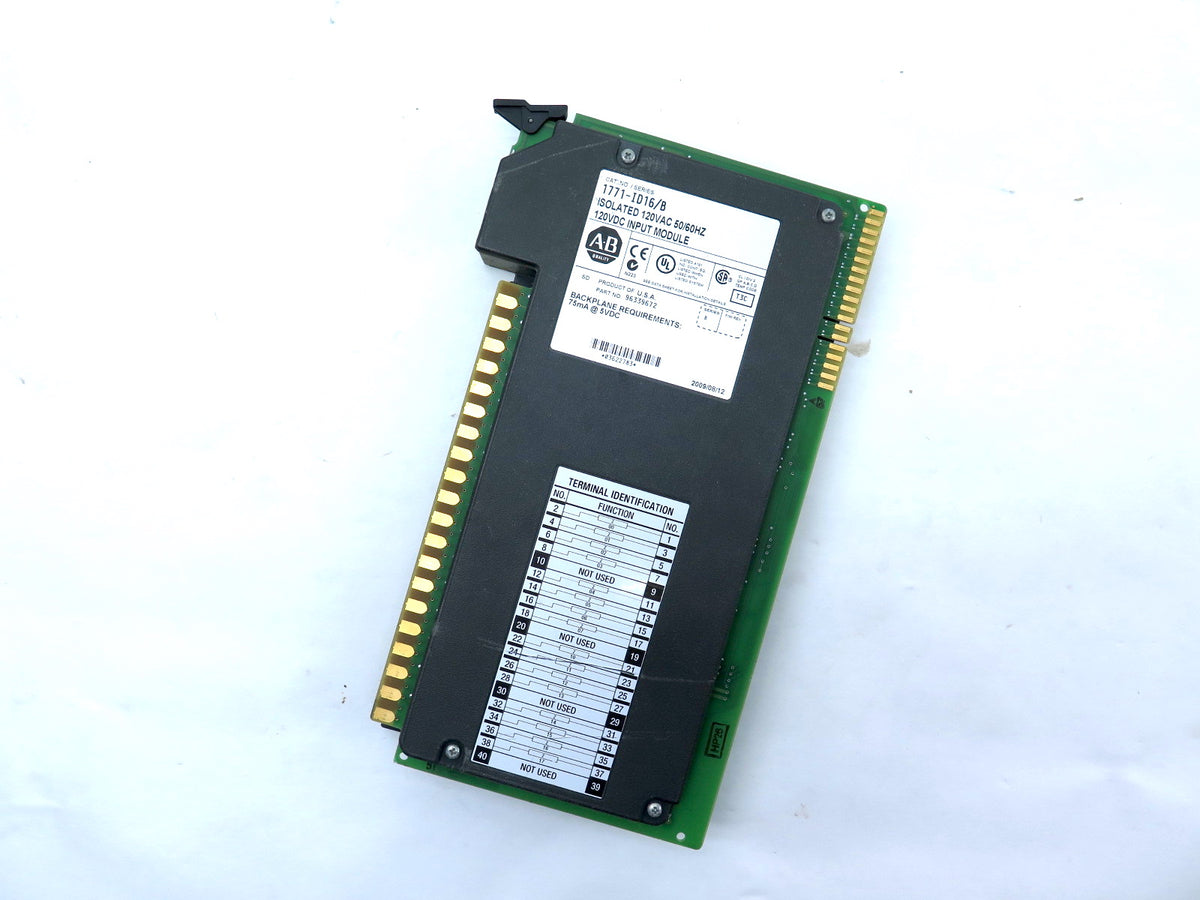 Allen-Bradley 1771-ID16/B Isolated 120VAC 50/60HZ 120VDC Input Module Ser.B - Advance Operations