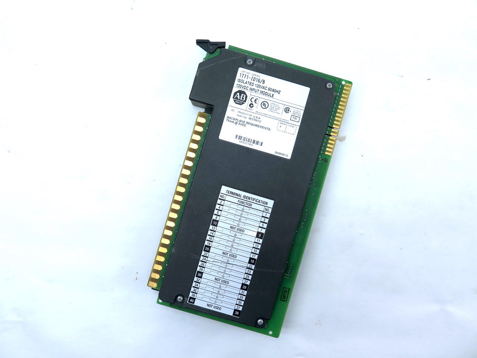 Allen-Bradley 1771-ID16/B Isolated 120VAC 50/60HZ 120VDC Input Module Ser.B - Advance Operations