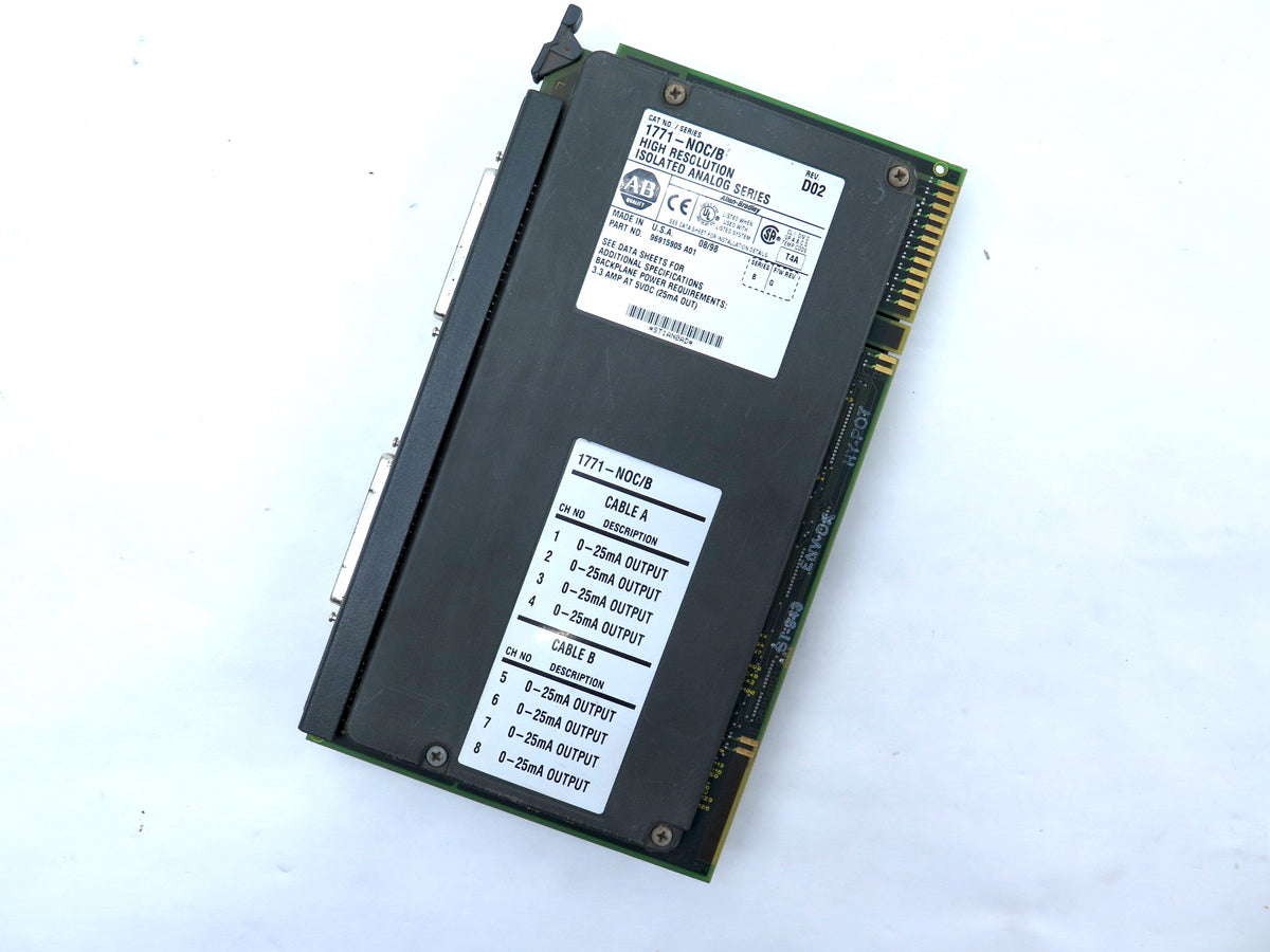 Allen-Bradley 1771-NOC/B High Resolution Isolated Analog Series Ser.B - Advance Operations
