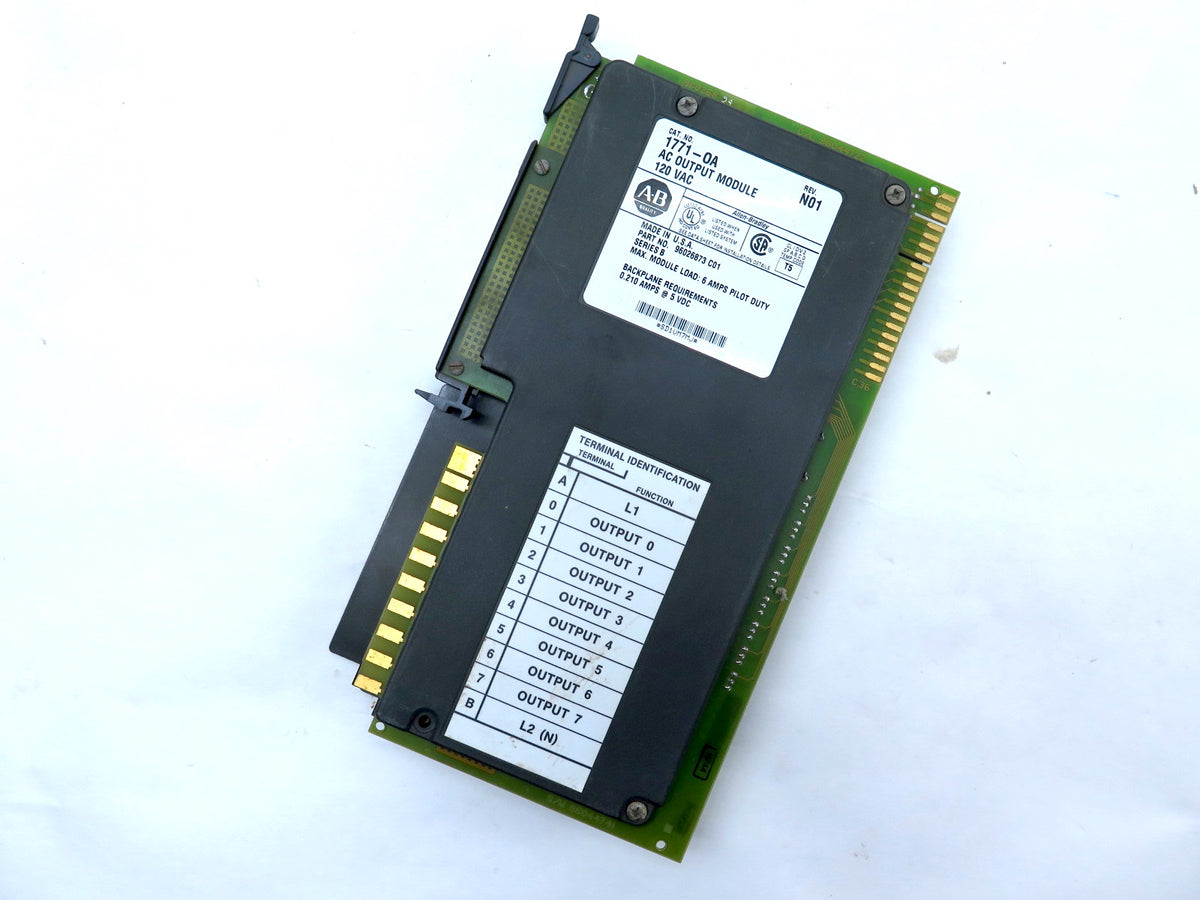 Allen-Bradley 1771-OA Output Module 120VAC Ser.B - Advance Operations