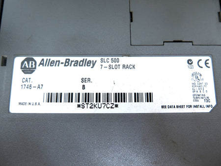 Allen-Bradley 1746-P2 1746-A7 Power Supply & Slot Chassis - Advance Operations