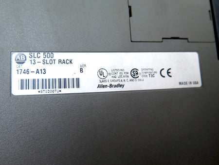 Allen-Bradley 1746-P2 1746-A13 Power Supply & 13-Slot Chassis - Advance Operations