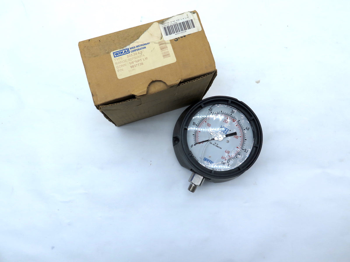 Wika 23X.34 4.5 Dial Process Pressure Gauge 0-60psi - Advance Operations