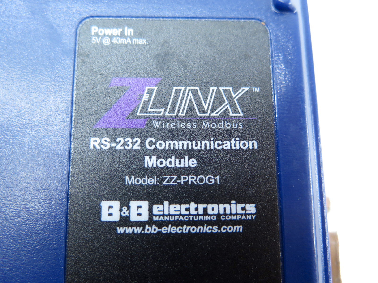 B&B Electronics ZZ-PROG1 Prog Module With Cable - Advance Operations