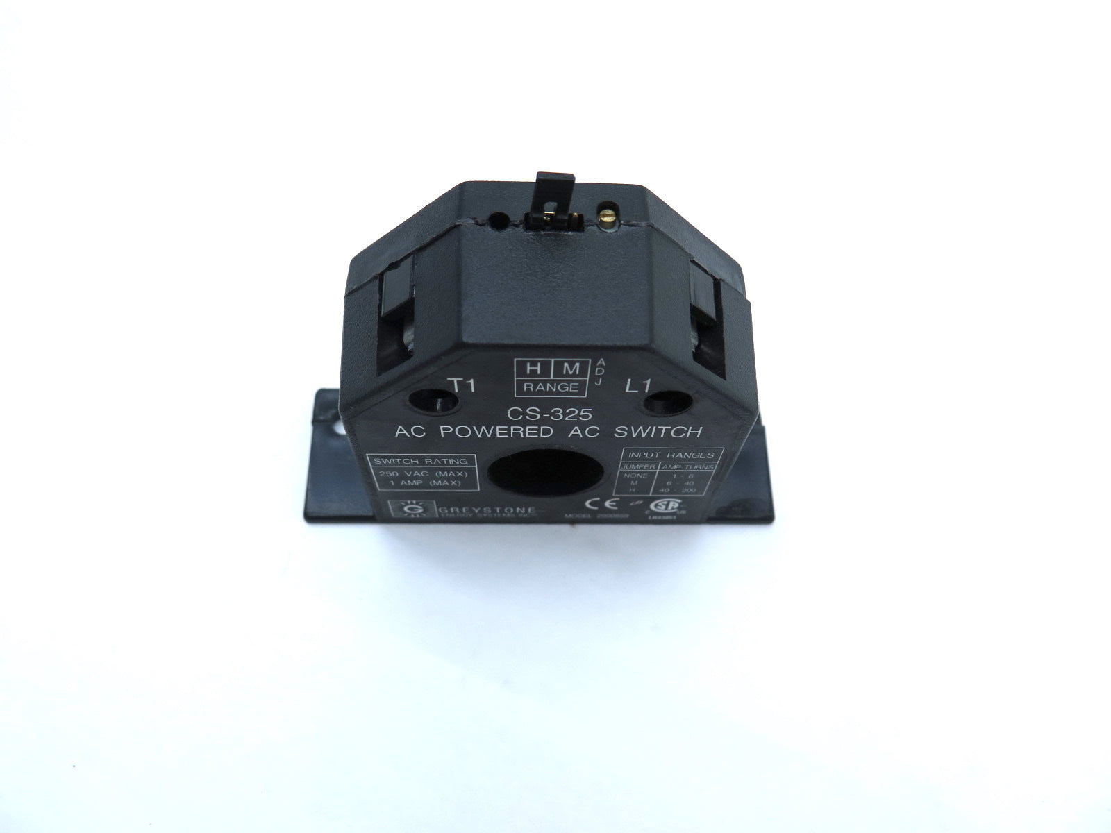 Greystone CS-325 AC Powered AC Switch - Advance Operations