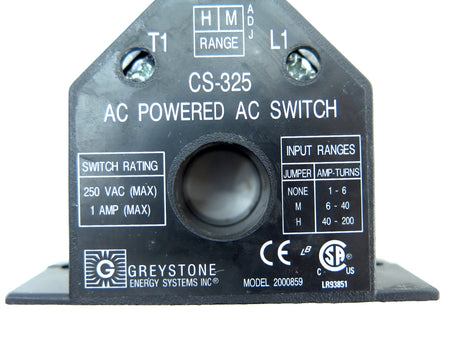 Greystone CS-325 AC Powered AC Switch - Advance Operations