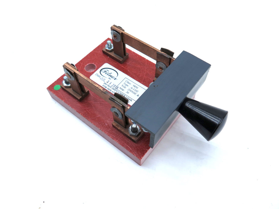 Filnor A-1102 Knife Switch Class 9850 250VDC 250VAC - Advance Operations