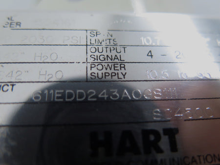 ABB 611EDD243AOG8111 Pressure Transmitter 600T Series - Advance Operations