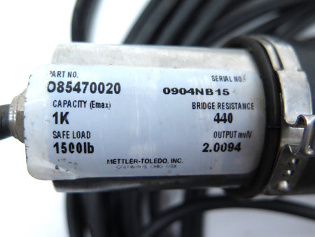 Mettler Toledo 085470020 Load Cell Output mvN 2.0094 - Advance Operations