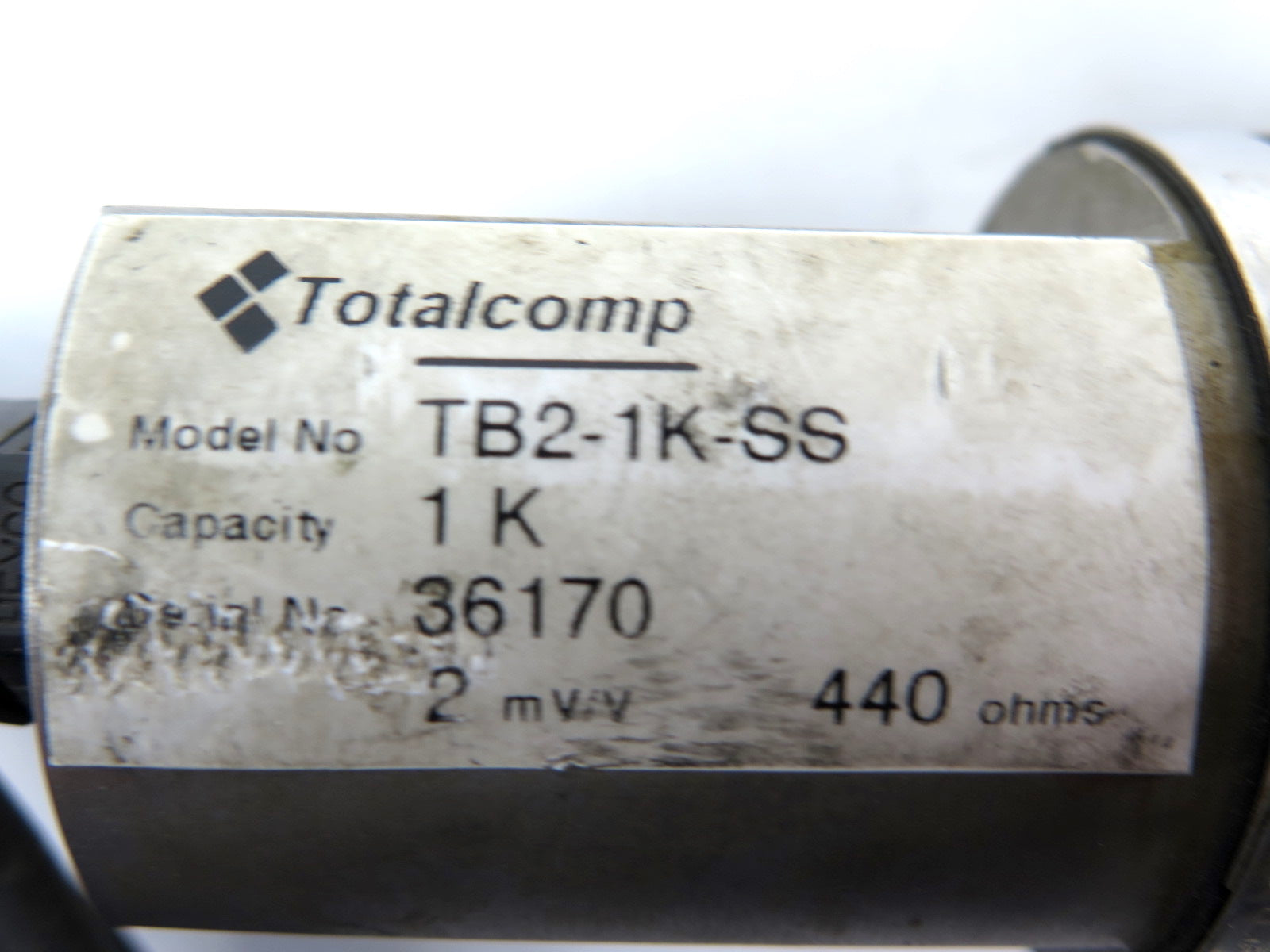 Totalcomp TB2-1K-SS Load Cell Capacity 1K - Advance Operations