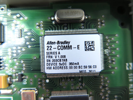 Allen-Bradley 22-COMM-E PowerFlex VFD Ethernet/IP Adapter - Advance Operations