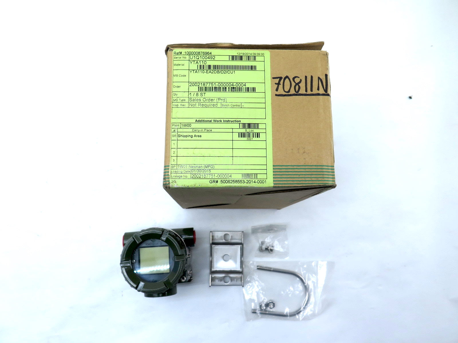 Yokogawa YTA110 Temperature Transmitter 0-200 Deg. C - Advance Operations