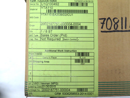 Yokogawa YTA110 Temperature Transmitter 0-200 Deg. C - Advance Operations