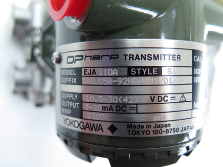 Yokogawa EJA110A DPharp Pressure Transmitter - Advance Operations