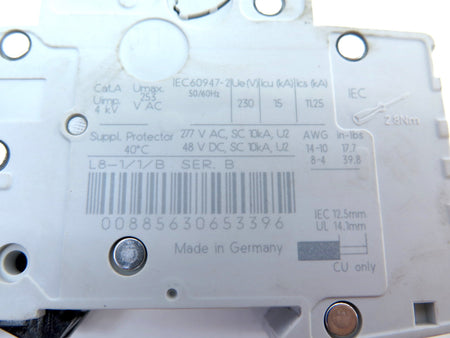 F&G L8-1/1/B Circuit Breaker - Advance Operations