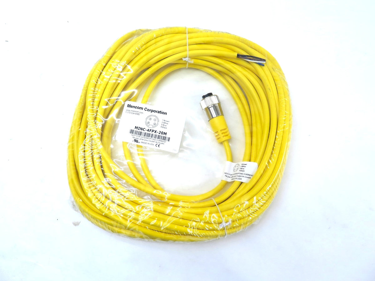 Mencom MINC-4FPX-20M Cordset 4 Pole Female - Advance Operations