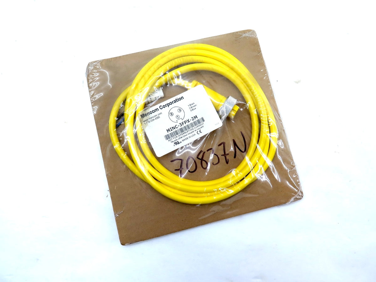 Mencom MINC-3FPX-2M Cordset 3 Pole Female - Advance Operations