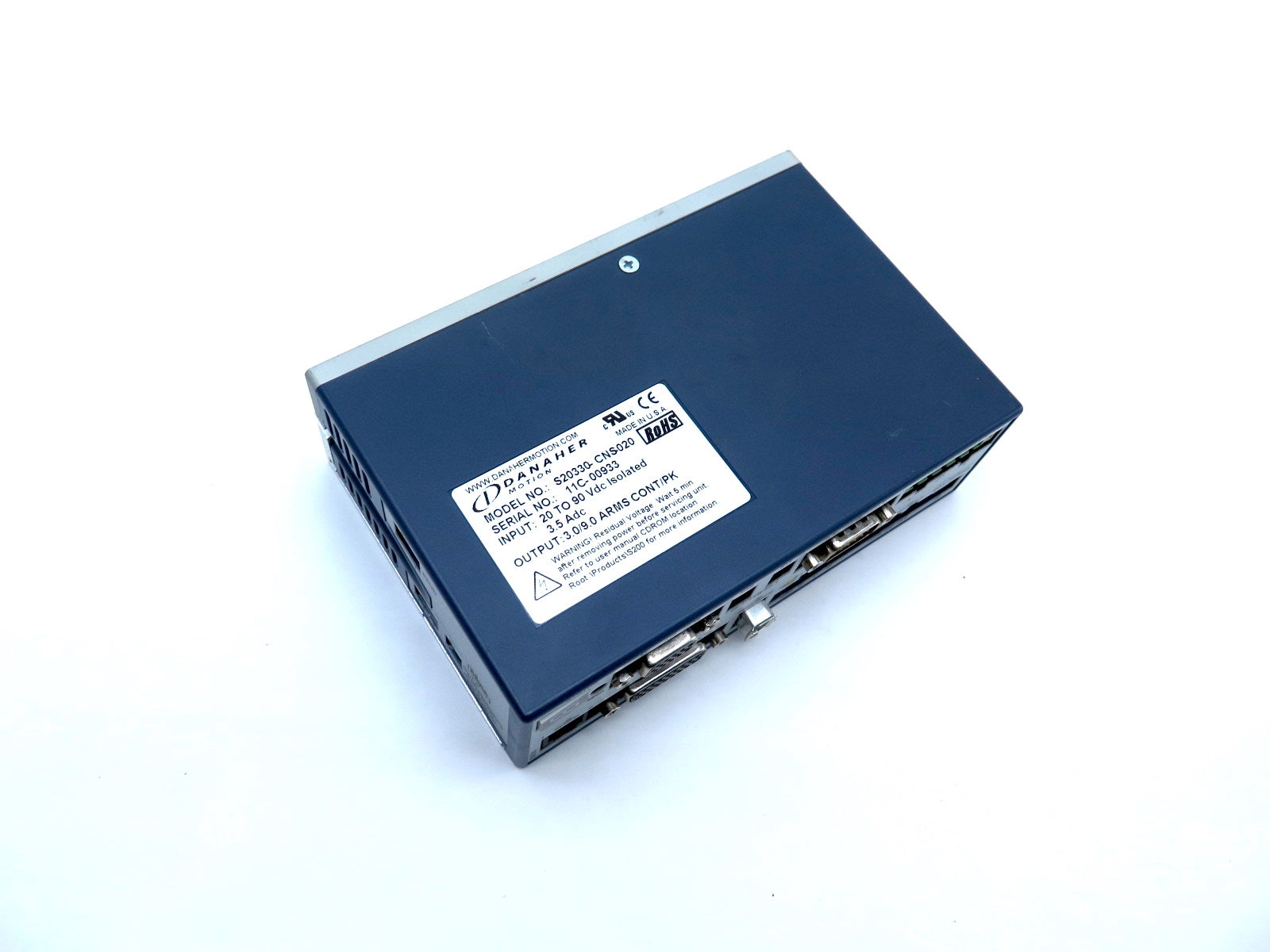 Danaher S20330-CNS-020 Servo Drive Controller - Advance Operations