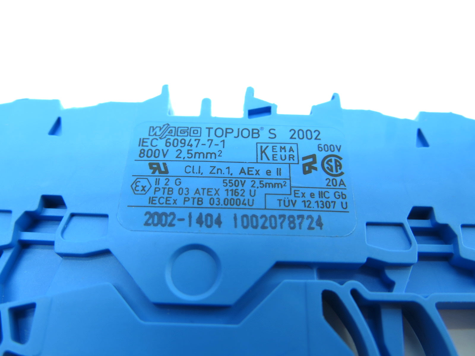Wago 2002-1404 Feedthrough Terminal Block - Advance Operations