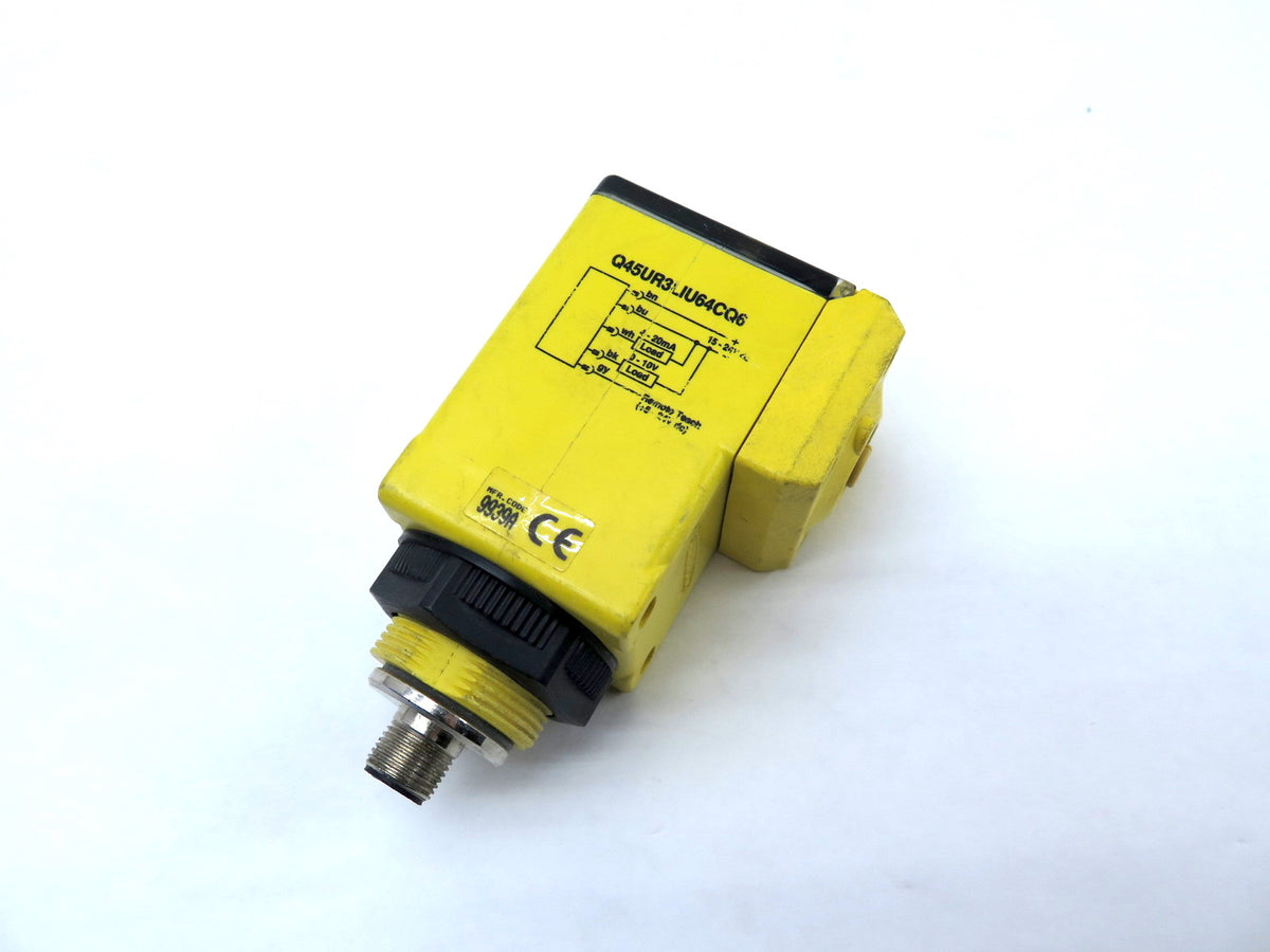 Banner Q45UR3LIU64CQ6 Remote Transducer Ultrasonic Sensor - Advance Operations