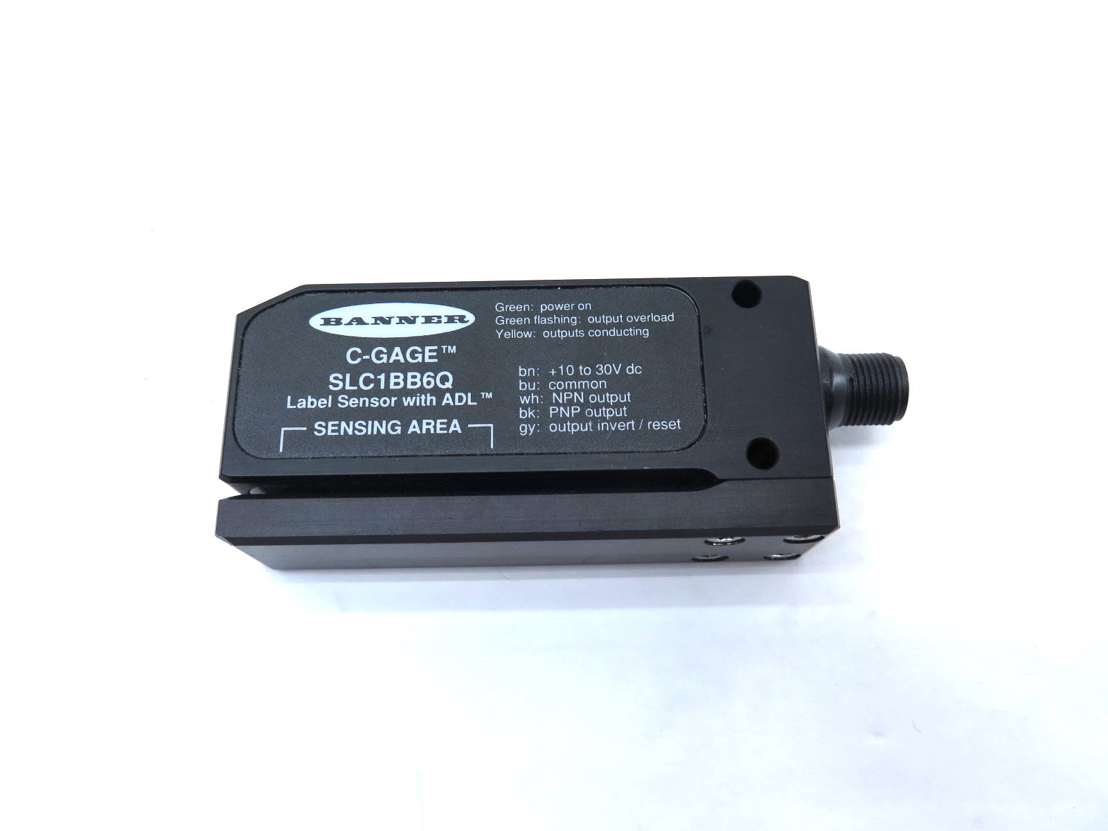 Banner SLC1BB6Q Label Sensor - Advance Operations