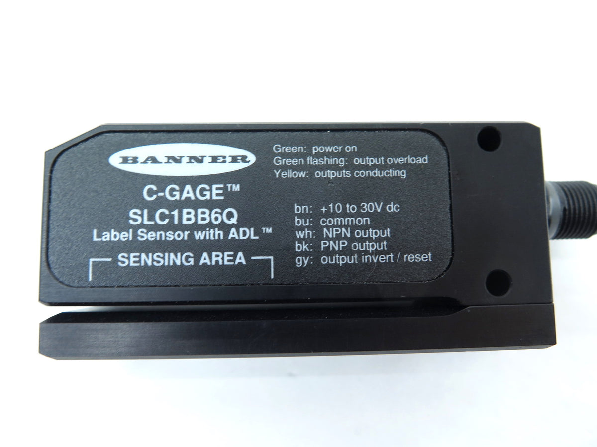 Banner SLC1BB6Q Label Sensor - Advance Operations