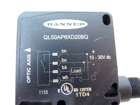Banner QL50AP6XD20BQ Luminescence Sensor - Advance Operations