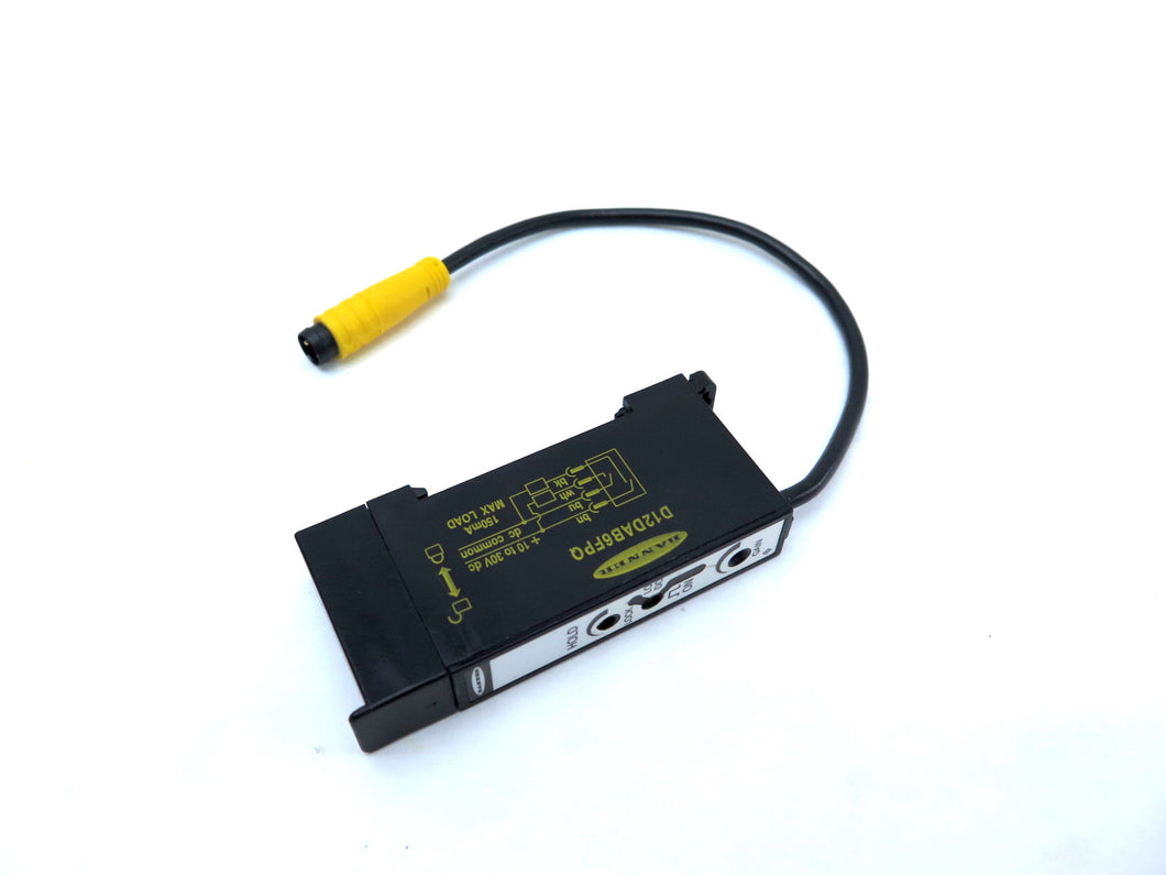 Banner D12DAB6FPQ Plastic Fiber Optic Input - Advance Operations