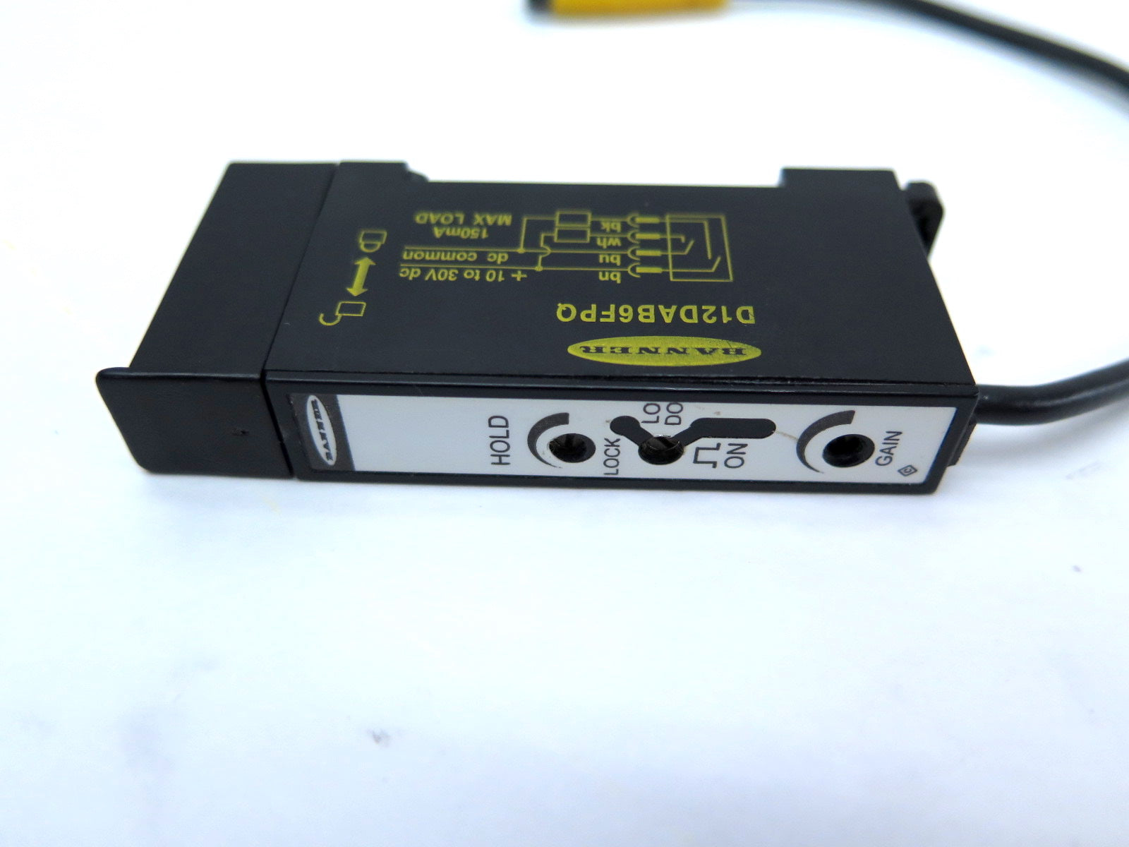 Banner D12DAB6FPQ Plastic Fiber Optic Input - Advance Operations