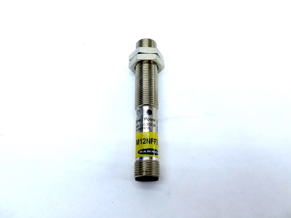 Banner M12NFF75Q8 Photoelectric Sensor - Advance Operations