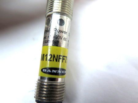 Banner M12NFF75Q8 Photoelectric Sensor - Advance Operations