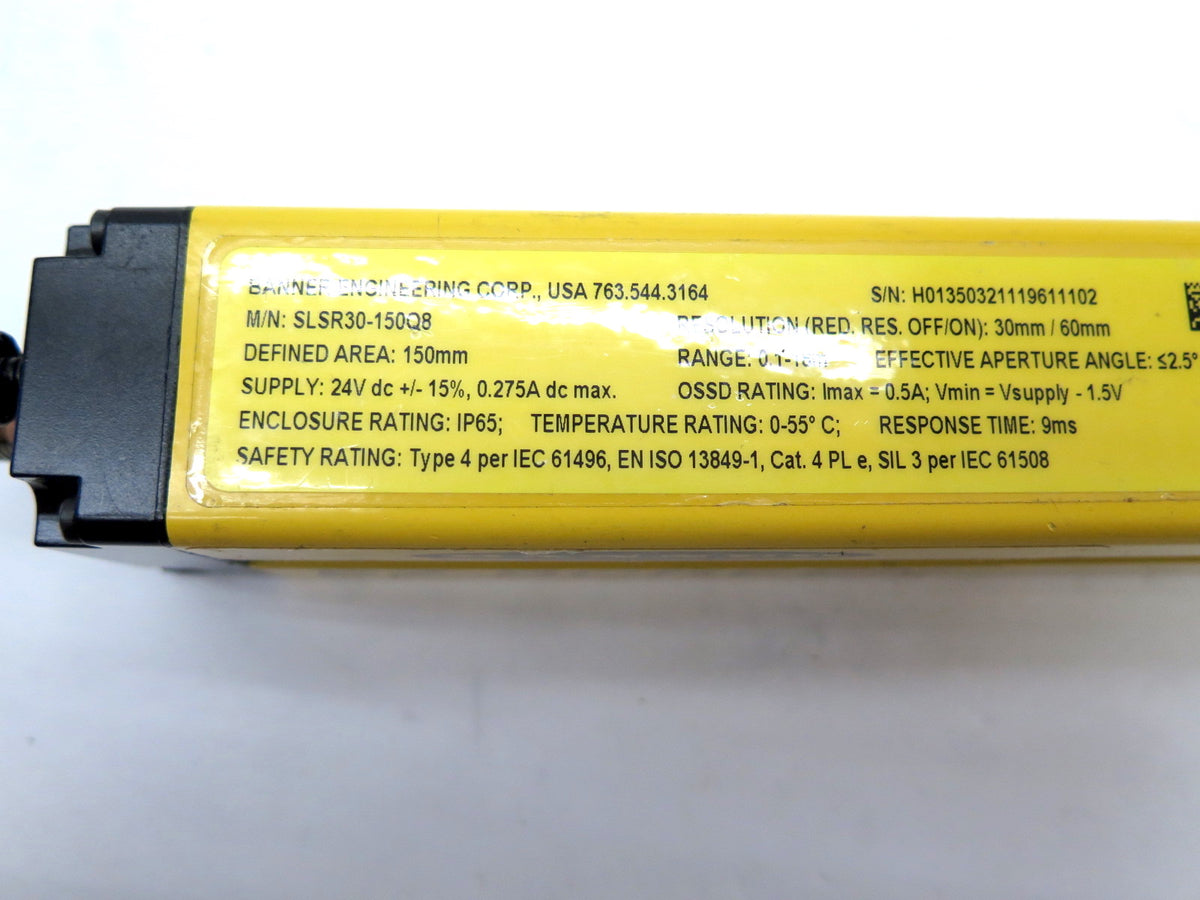 Banner SLSE30-150Q8 EZ-Screen Emitter - Advance Operations