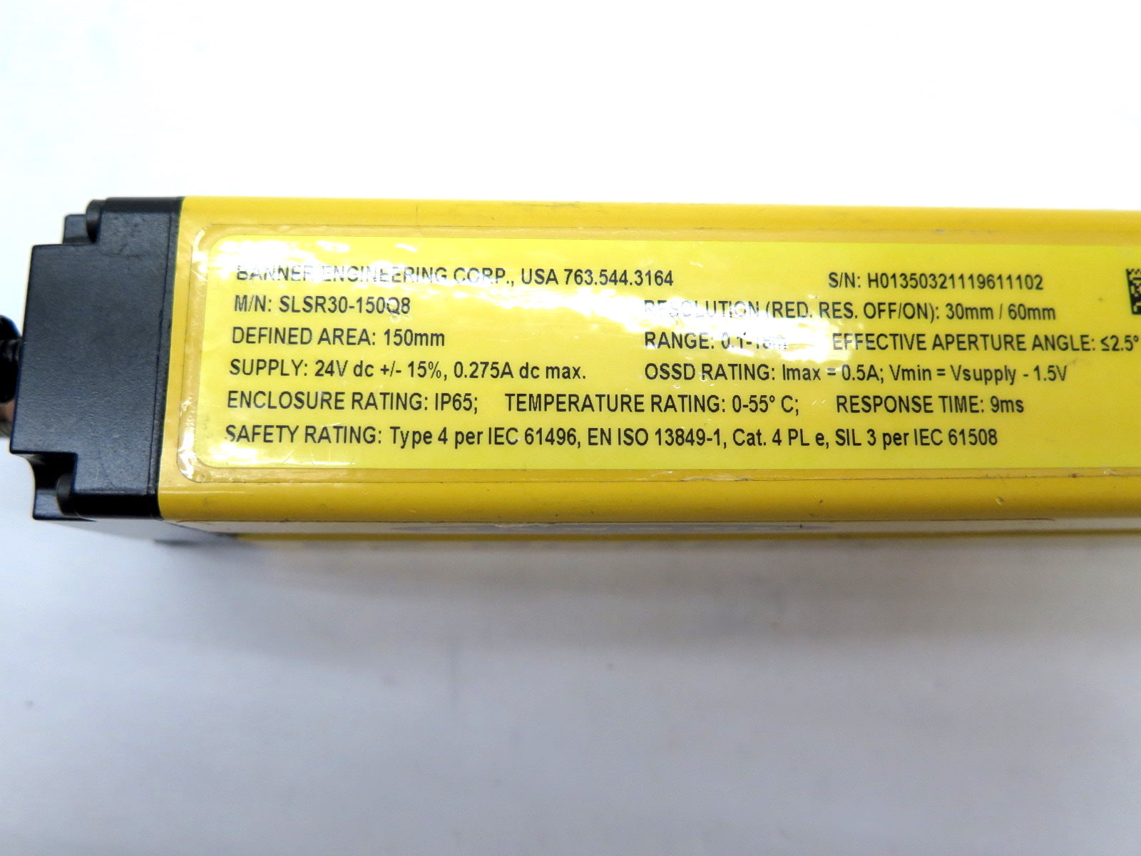 Banner SLSE30-150Q8 EZ-Screen Emitter - Advance Operations