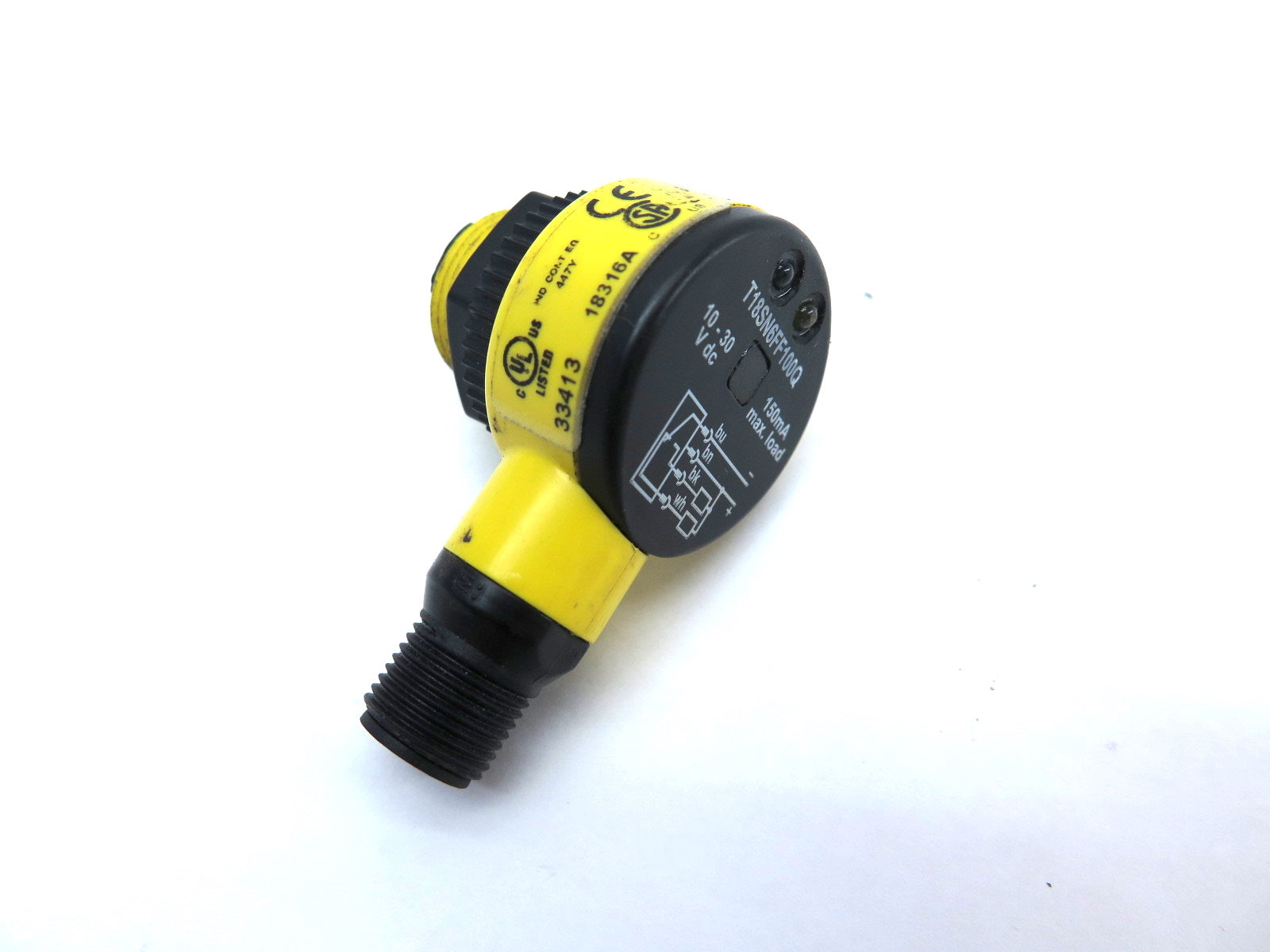 Banner T18SN6FF100Q Photoelectric Sensor - Advance Operations