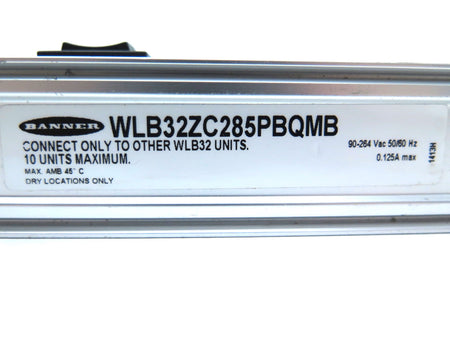 Banner WLB32ZC285PBQMB Work Light Bar - Advance Operations