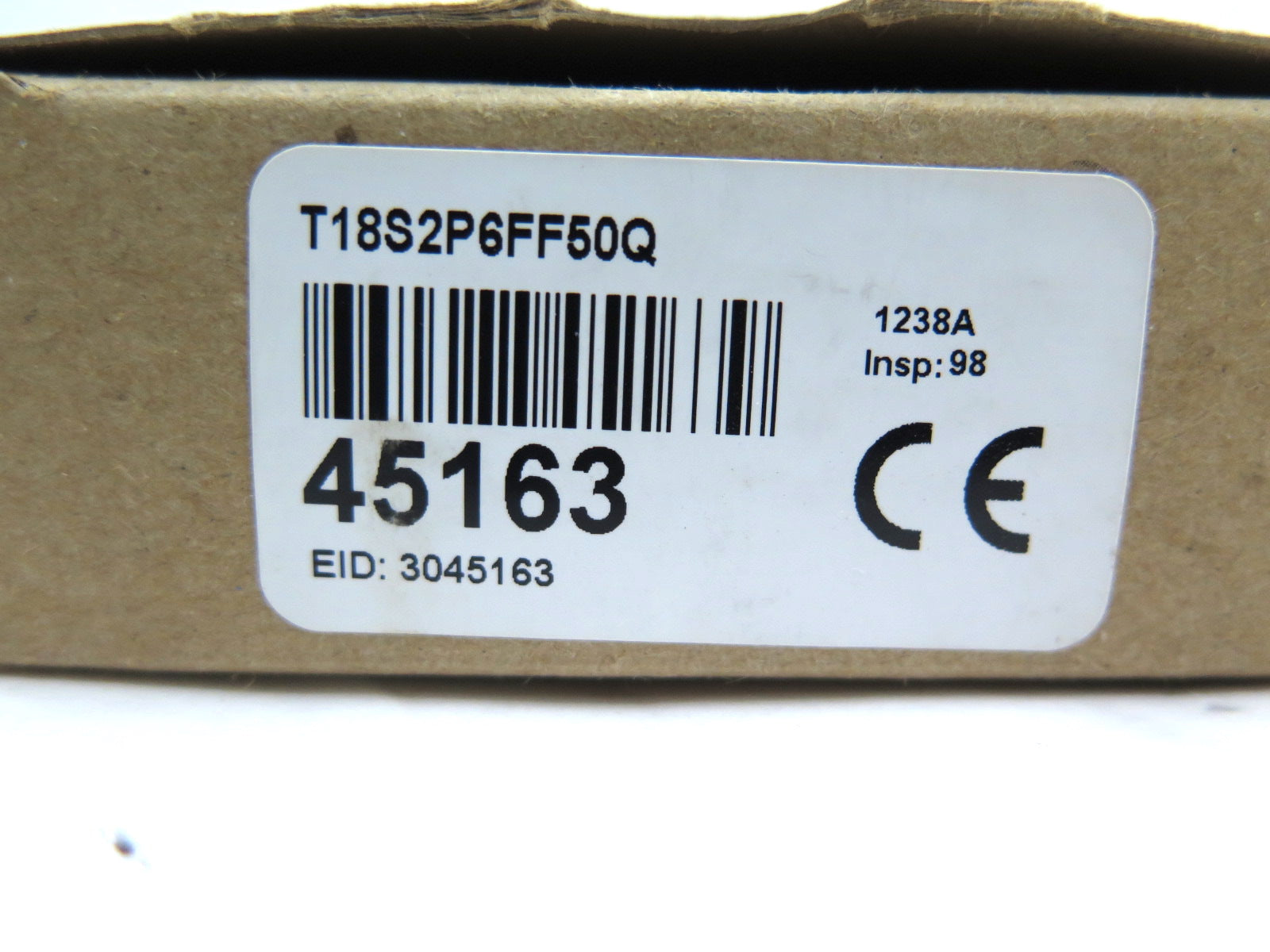 Banner T18S2P6FF50Q 45163 Photoelectric Switch Sensor - Advance Operations
